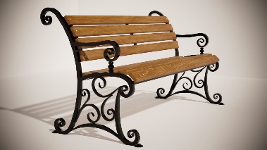 Скамья Винтаж, 2 м