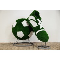 Топиари мяч с бутсой - газон Eco