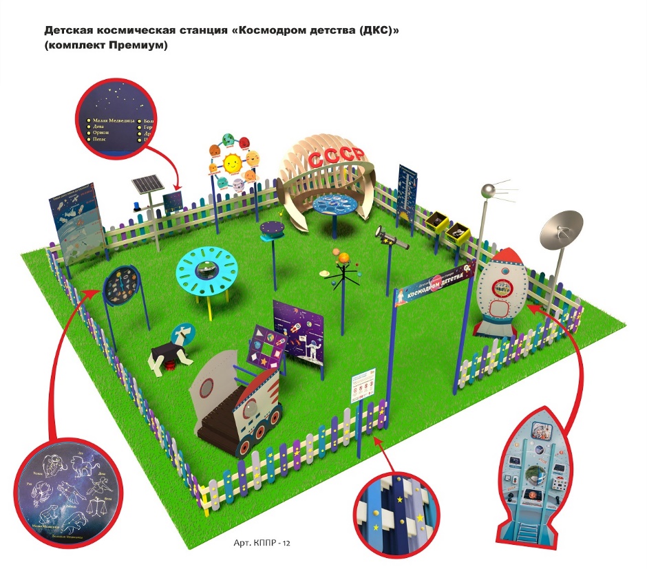 Космическая площадка (комплект Премиум)