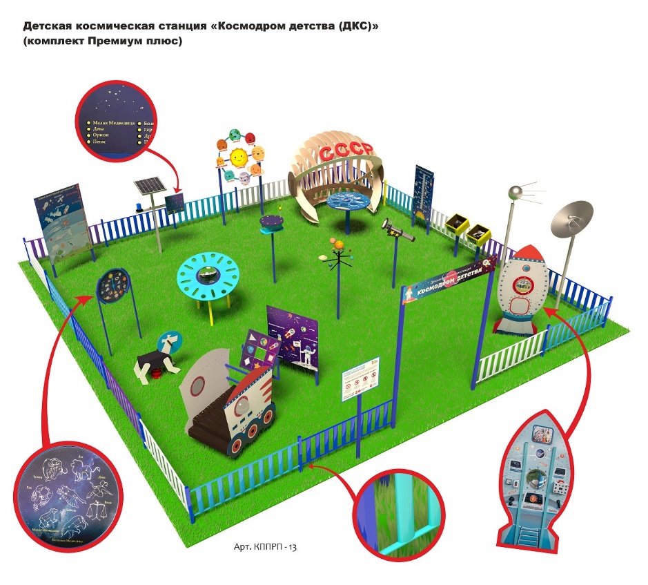 Космическая площадка (комплект Премиум плюс)