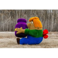 Топиари мужчина с вареньем - газон Eco Топиари Кинг 1272