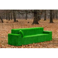 Топиари диван с подушкой - газон Eco+